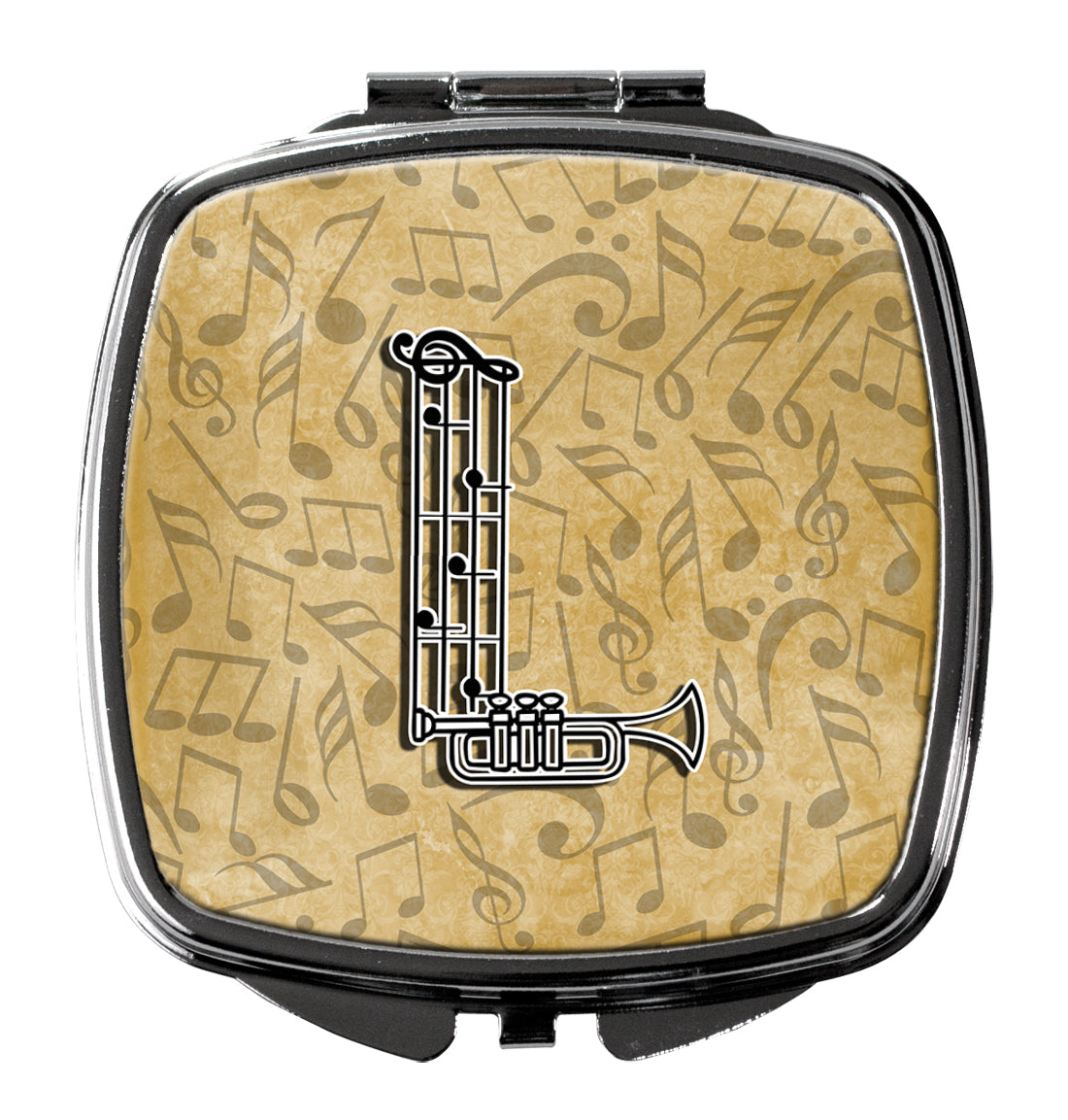 Letter L Musical Instrument Alphabet Compact Mirror CJ2004-LSCM by Caroline's Treasures