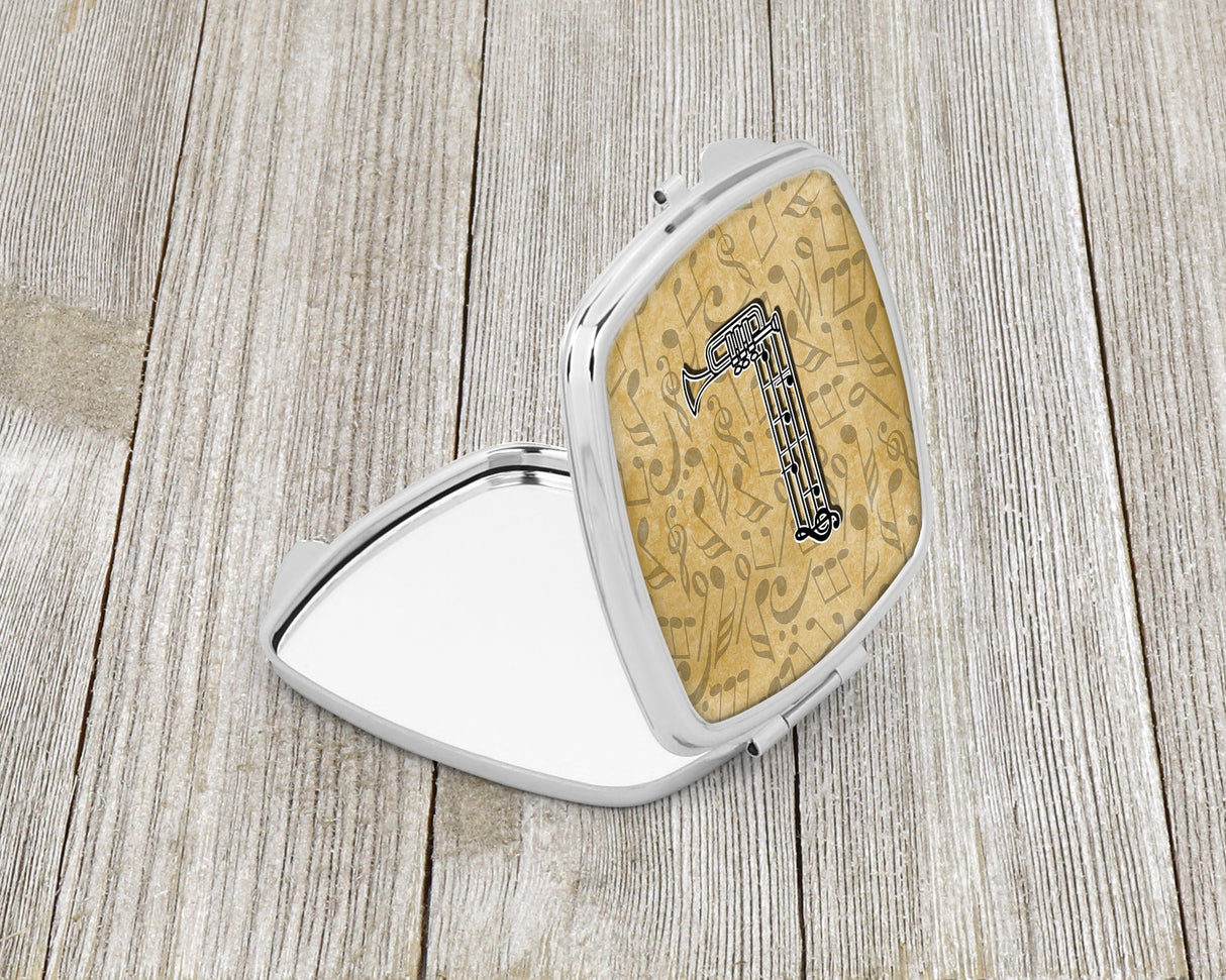 Letter L Musical Instrument Alphabet Compact Mirror CJ2004-LSCM by Caroline's Treasures