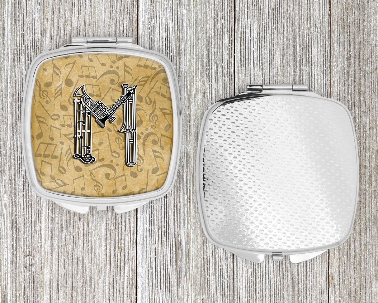 Letter M Musical Instrument Alphabet Compact Mirror CJ2004-MSCM by Caroline's Treasures