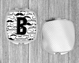 Letter B Moustache Initial Compact Mirror CJ2009-BSCM by Caroline's Treasures