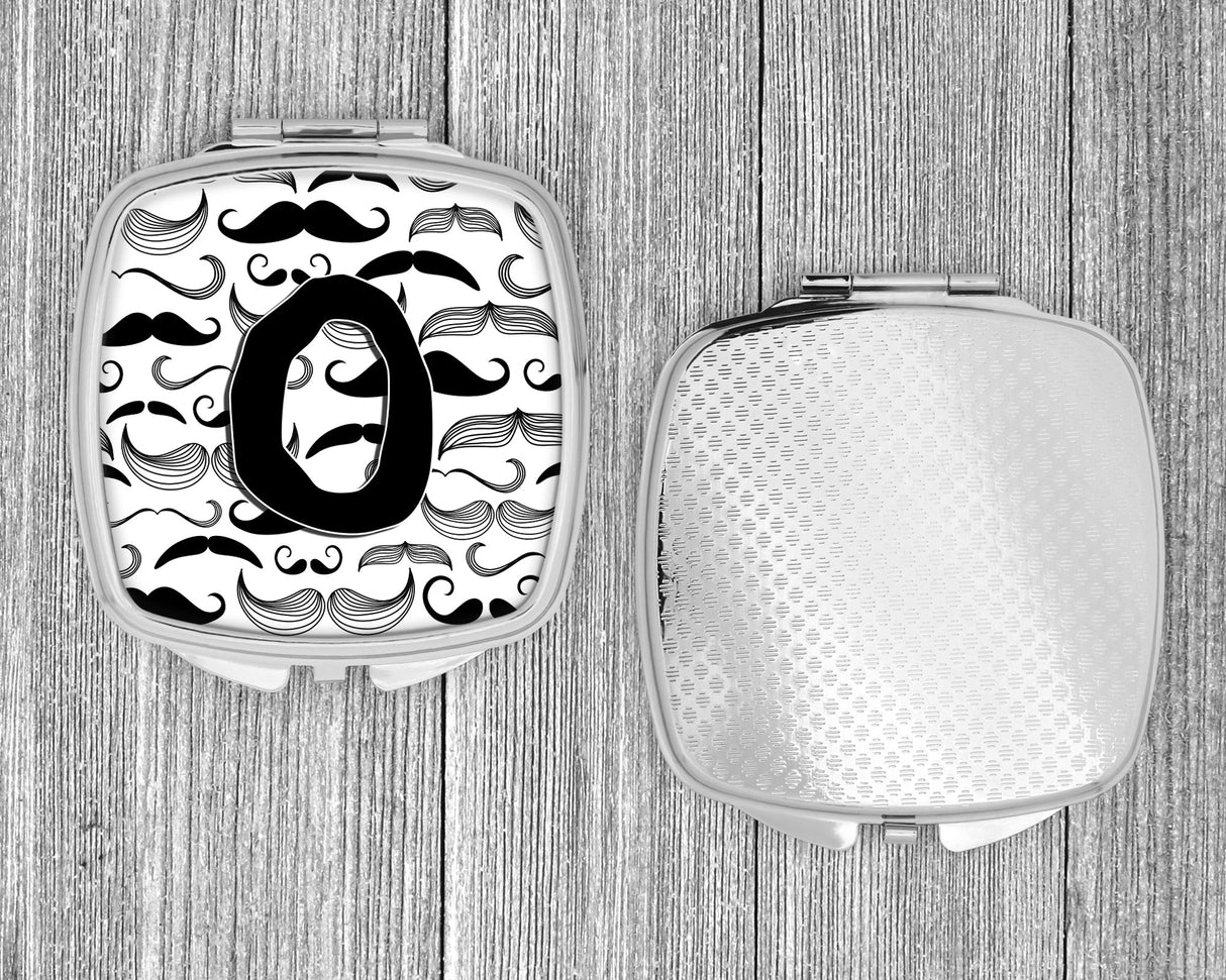 Letter O Moustache Initial Compact Mirror CJ2009-OSCM by Caroline's Treasures