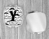 Letter Y Moustache Initial Compact Mirror CJ2009-YSCM by Caroline's Treasures