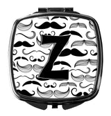 Letter Z Moustache Initial Compact Mirror CJ2009-ZSCM by Caroline's Treasures