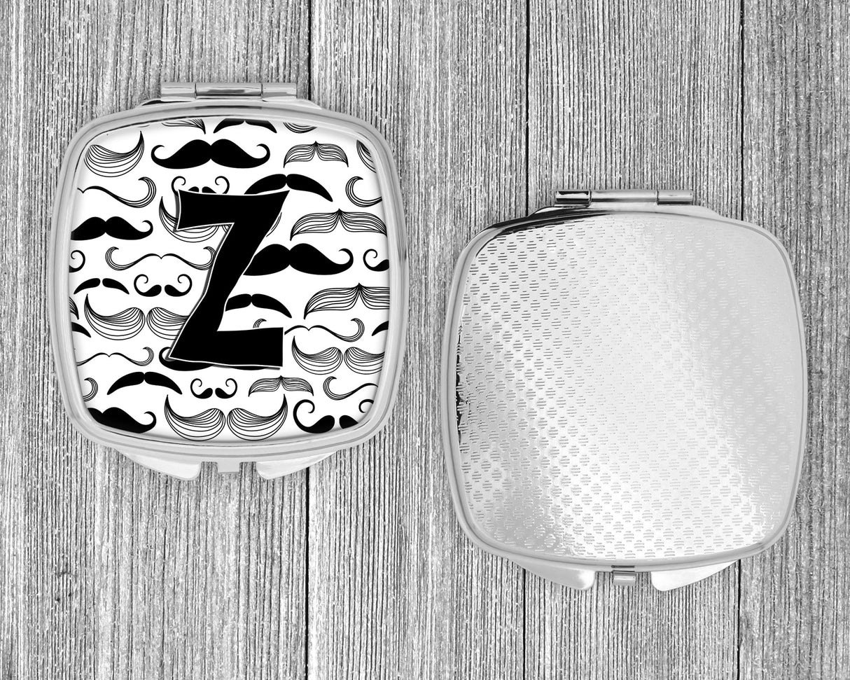 Letter Z Moustache Initial Compact Mirror CJ2009-ZSCM by Caroline's Treasures