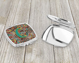 Letter C Retro Tribal Alphabet Initial Compact Mirror CJ2013-CSCM by Caroline's Treasures