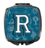 Letter R Sea Doodles Initial Alphabet Compact Mirror CJ2014-RSCM by Caroline's Treasures