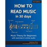 How to Read Music in 30 Days: Music Theory for Beginners - with exercises & online audio