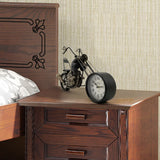 Table clock - Motorcycle Table Clock by Peterson Housewares & Artwares