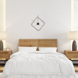 Iron  Home Decoration Modern Design Mounted Wall Clock by Peterson Housewares & Artwares