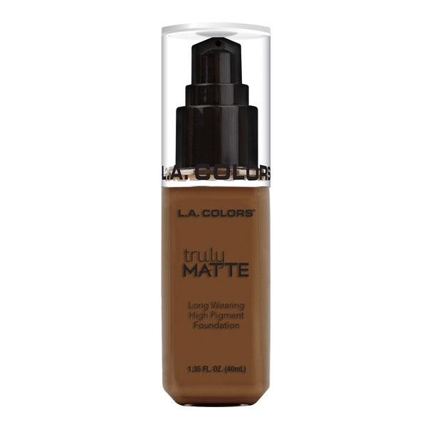 L.A. COLORS Truly Matte Foundation - Mahogany