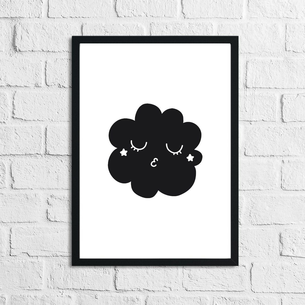 Scandinavian Cloud Children's Nursery Room Wall Decor Print by WinsterCreations™ Official Store