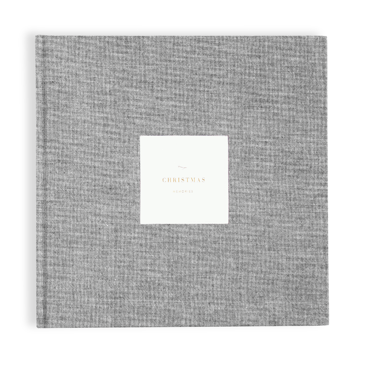 Our Christmas Memories: A Family Traditions Keepsake (Grey Tweed) by Promptly Journals