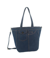 Denim Tote Bag Shoulder Hobo Purse by hfstylish