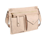 Women Hobo Shoulder Bag Multi Pocket Bag by hfstylish