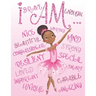 I Am Enough, I Am Special, I Am Unique: Positive Affirmations for African American Girls Empowering Coloring Book for Black and Brown Girls with Natur