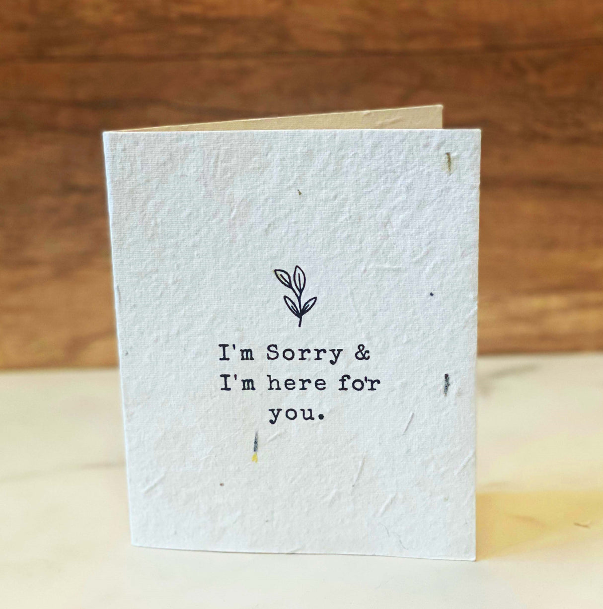 Seed Paper Plantable Card - I'm Sorry by Soothi