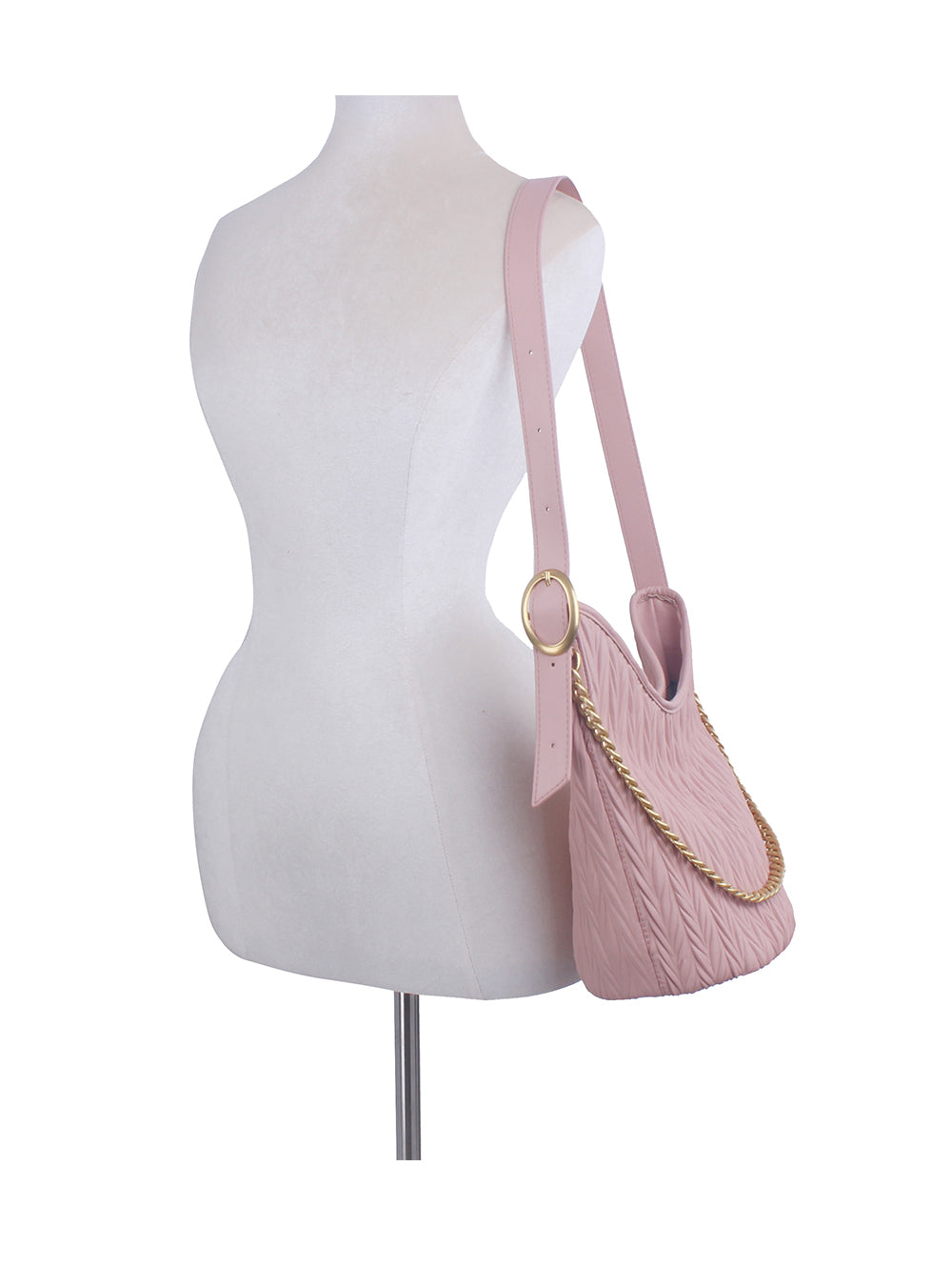 Unique Embossed Bucket Bag by hfstylish