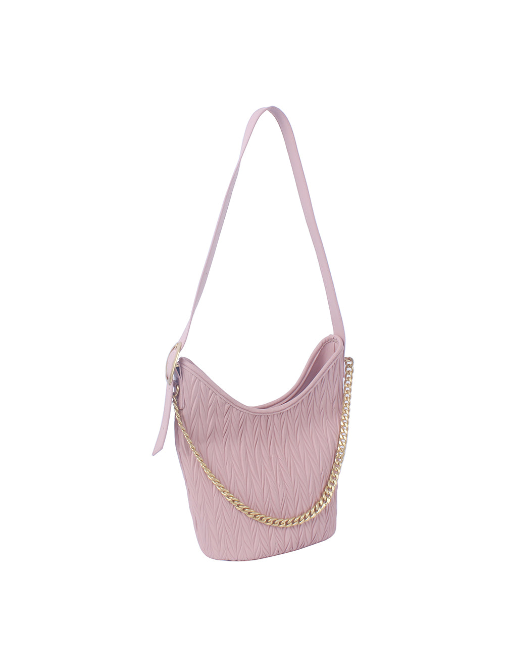 Unique Embossed Bucket Bag by hfstylish