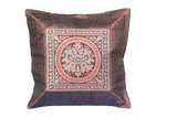 Brocade Silk decorative throw pillow case by OMSutra