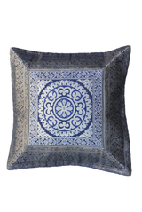 Brocade Silk decorative throw pillow case by OMSutra