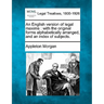 An English Version of Legal Maxims: With the Original Forms Alphabetically Arranged, and an Index of Subjects.