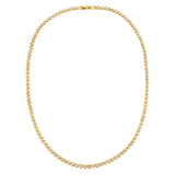 CZ Bezel Tennis Necklace by By Adina Eden