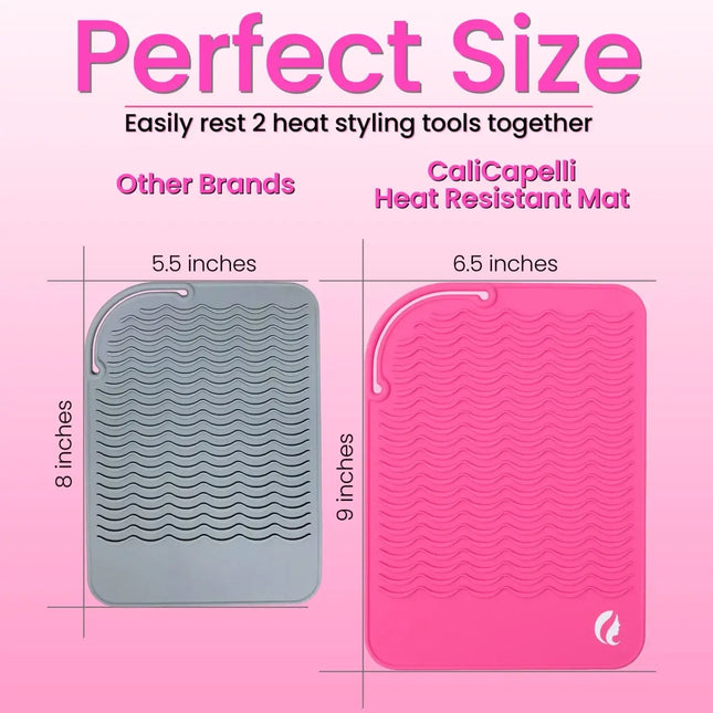Pro Heat Resistant Mat (Pink) by Calicapelli Hair Tools