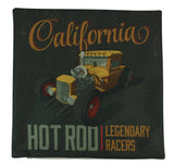 California Hot Rod | Pillow Cover | Gift for Him | Throw Pillow |  Pillow | Dad Gift | Gift ideas | Hot Rod | Room Decor | Classic Car by UniikPillows