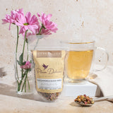 Calm Chamomile Bloom Herbal Tea (Rose - Lavender) by Plum Deluxe Tea