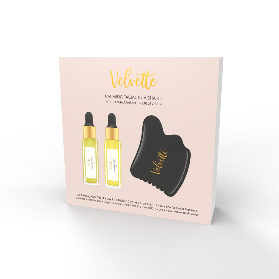 Calming Facial Gua Sha Kit by Velvette