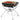 3-in-1 Camping Campfire Grill with Stainless Steel Grills Carrying Bag & Gloves-Silver