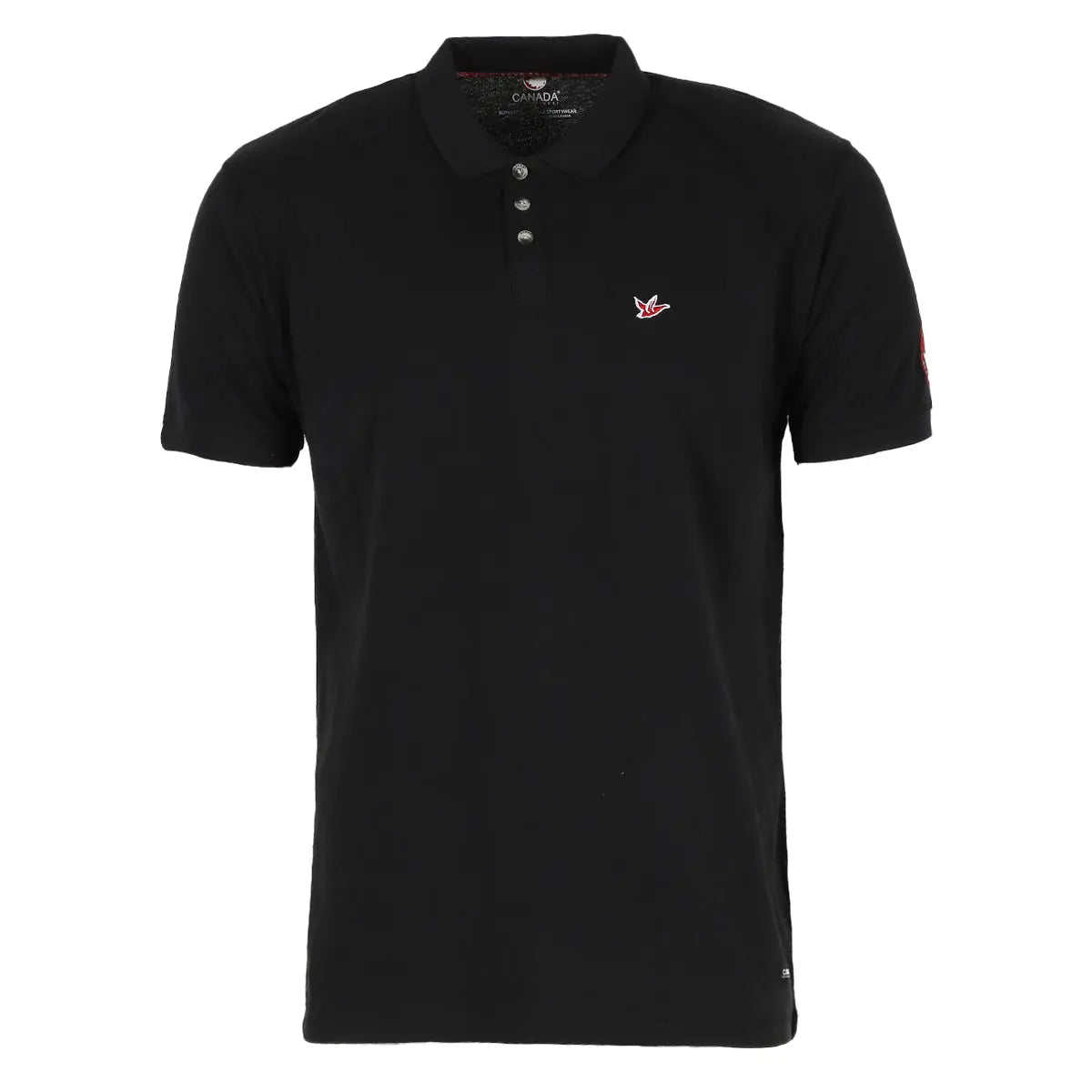 Canada Weather Gear Men's Pique Polo with Ribbed Collar and Cuff by PROOZY