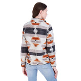 Canada Weather Gear Women's Full Zip Aztec Printed Sherpa by PROOZY