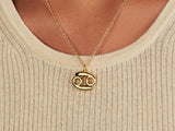 Cancer Zodiac Necklace by Little Sky Stone