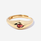 Caro Garnet Dome Ring by Little Sky Stone