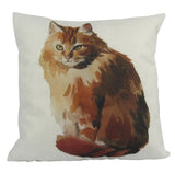 Cat |  Sitting | Cat Pillow | Cute Cat | Cat Gifts | Cat Decor | Cat Photo | Gifts for Cat Lovers | Accent pillow | Throw Pillow Covers by UniikPillows