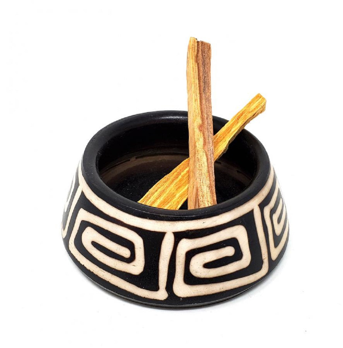 Ceramic Burner for Stick and Cone Incense - 4.5" by OMSutra