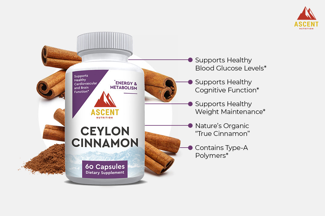 Ceylon Cinnamon by Ascent Nutrition