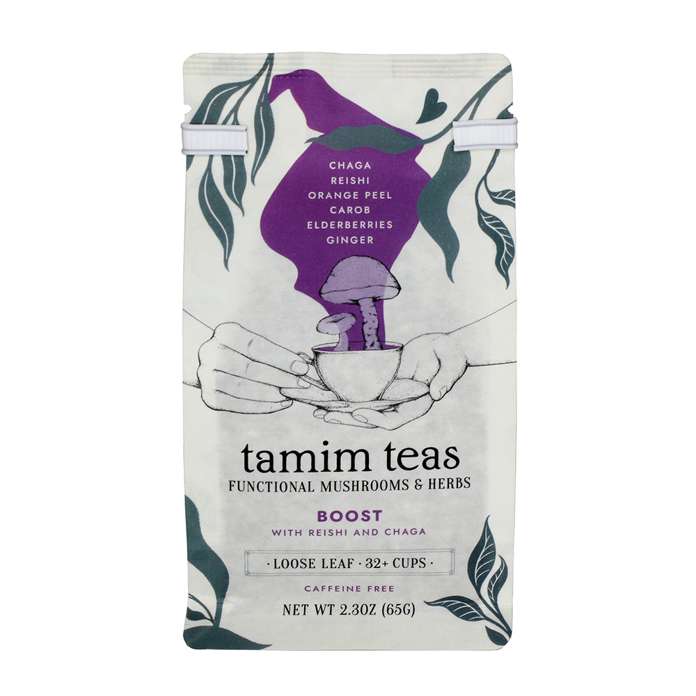 Boost | Reishi and Chaga Mushroom Tea Blend by Tamim Teas