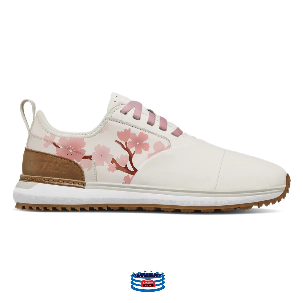 "Cherry Blossom" TRUE linkswear True Lux Pro Golf Shoes by Stadium Custom Kicks