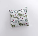 Christmas Holly Berries and Twigs Throw Pillow Cover |  Pillow Cover | Holiday Decor | Unique Home Decor | Home Decor Modern | Room Decor by UniikPillows