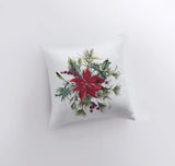 Christmas Poinsettia Repeat Pattern |  Pillow cover | Holiday Decor | Christmas tree | Christmas Gifts | Room Decor by UniikPillows