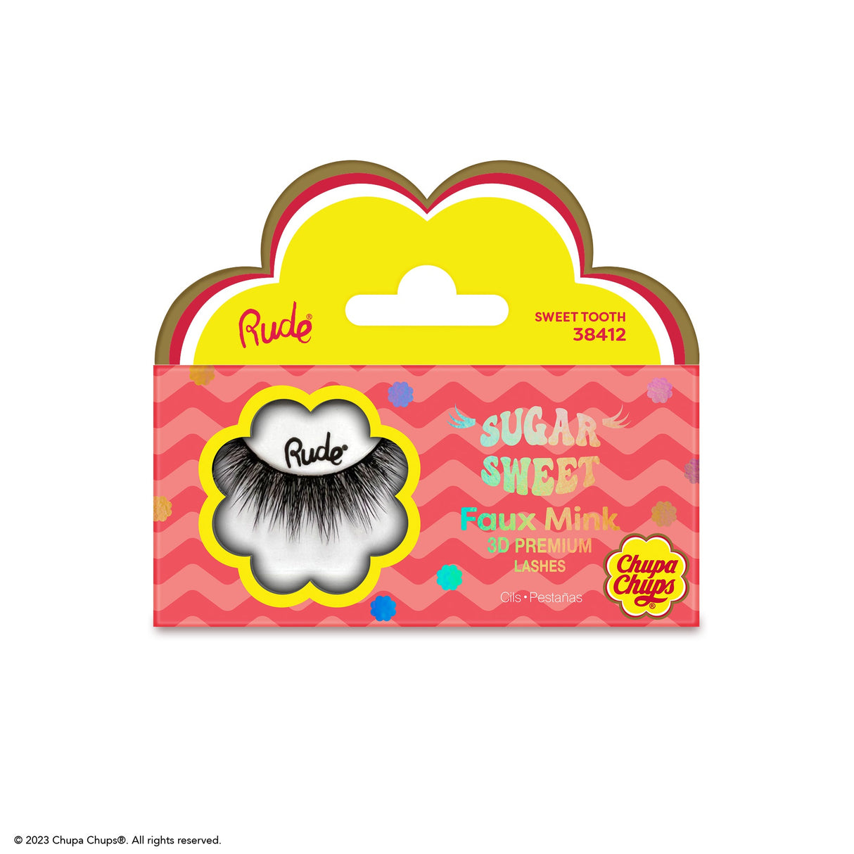 RUDE Chupa Chups Sugar Sweet Faux Mink Lashes - Sweet Tooth