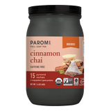 Organic Cinnamon Chai Rooibos Tea, Caffeine Free, in Pyramid Tea Bags by Paromi Tea