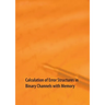 Calculation of Error Structures in Binary Channels with Memory: BSC-M as an extension of the BSC Channel