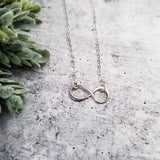 Classic Infinity Necklace by Salt and Sparkle