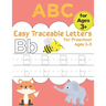 Easy Traceable Letters For Preschool Ages 3-5: Pen Control and Tracing