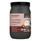 Organic Coconut Almond Black Tea, Full Leaf, in Pyramid Tea Bags by Paromi Tea