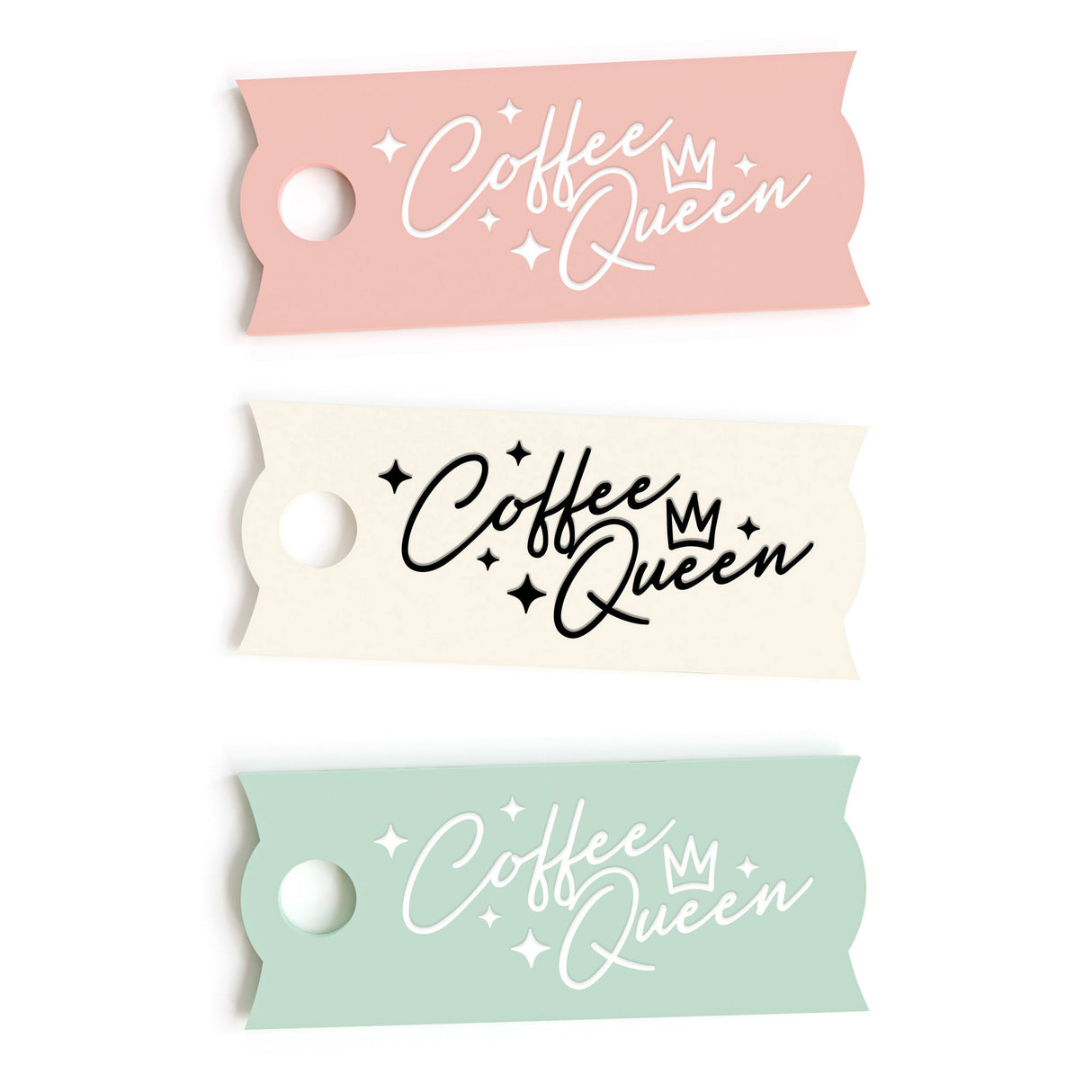 Coffee Queen Stanley Name Plate by The Cotton & Canvas Co.