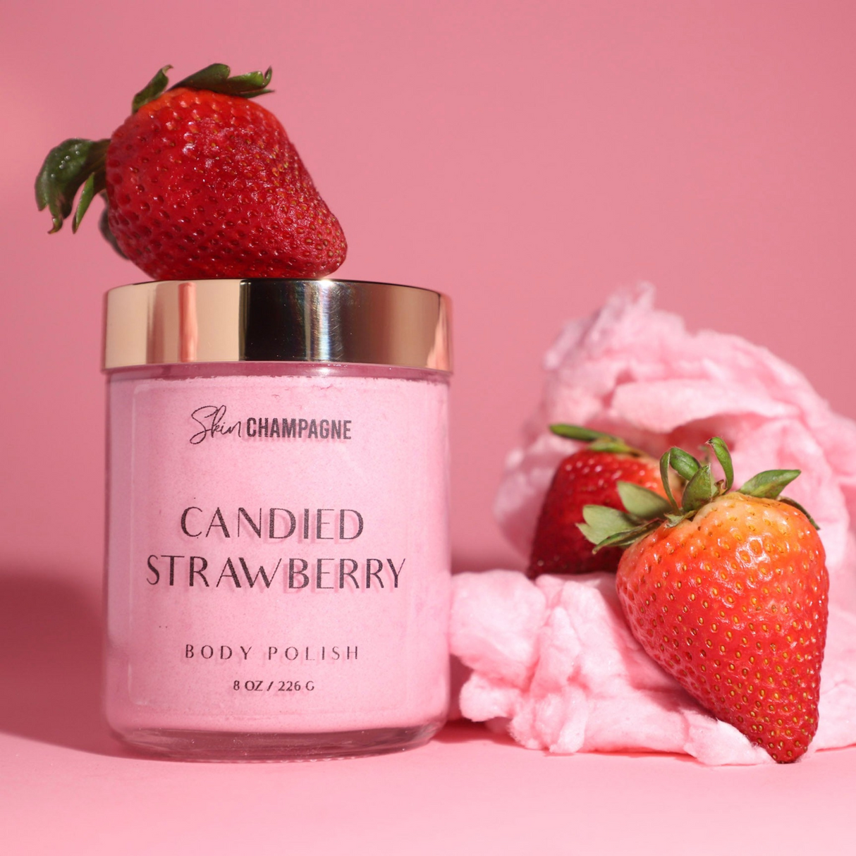 Candied Strawberry Body Polish by Skin Champagne